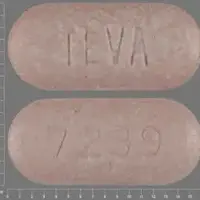 Hydrochlorothiazide and irbesartan (Hydrochlorothiazide and irbesartan [ hye-droe-klor-oh-thye-a-zide-and-ir-be-sar-tan ])-TEVA 7239-12.5 mg / 300 mg-Peach-Capsule-shape