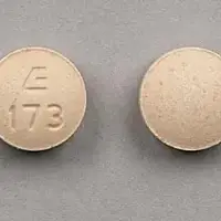 Hydrochlorothiazide and lisinopril (Hydrochlorothiazide and lisinopril [ hye-droe-klor-oh-thye-a-zide-and-lye-sin-oh-pril ])-E 173-25 mg / 20 mg-Pink-Round