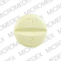 Hydrochlorothiazide and triamterene (Hydrochlorothiazide and triamterene [ hye-dro-klor-oh-thy-a-zide-and-trye-am-ter-een ])-MYLAN TH 2-50 mg / 75 mg-Yellow-Round