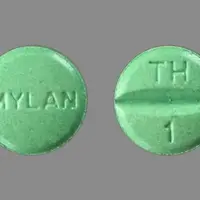 Hydrochlorothiazide and triamterene (Hydrochlorothiazide and triamterene [ hye-dro-klor-oh-thy-a-zide-and-trye-am-ter-een ])-TH 1 MYLAN-25 mg / 37.5 mg-Green-Round