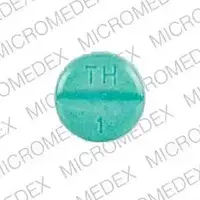 Hydrochlorothiazide and triamterene (Hydrochlorothiazide and triamterene [ hye-dro-klor-oh-thy-a-zide-and-trye-am-ter-een ])-TH 1 MYLAN-25 mg / 37.5 mg-Green-Round