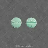 Hydrochlorothiazide and triamterene (Hydrochlorothiazide and triamterene [ hye-dro-klor-oh-thy-a-zide-and-trye-am-ter-een ])-TH 1 MYLAN-25 mg / 37.5 mg-Green-Round