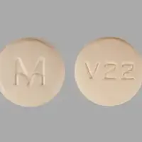 Hydrochlorothiazide and valsartan (Hydrochlorothiazide and valsartan [ hye-droe-klor-oh-thye-a-zide-and-val-sar-tan ])-M V22-12.5 mg / 160 mg-Orange-Round