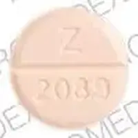 Hydrochlorothiazide (Hydrochlorothiazide [ hye-dro-klor-o-thy-a-zide ])-Z 2089-50 mg-Orange-Round