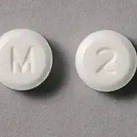 Hydromorphone (rectal) (Hydromorphone (rectal) [ hye-dro-mor-fone ])-M 2-2 mg-White-Round