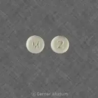 Hydromorphone (rectal) (Hydromorphone (rectal) [ hye-dro-mor-fone ])-M 2-2 mg-White-Round