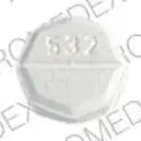 Hyoscyamine (Hyoscyamine [ hye-oh-sye-a-meen ])-SCHWARZ 532-0.125 mg-Blue-Eight-sided