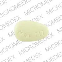 Hyzaar (Hydrochlorothiazide and losartan [ hye-droe-klor-oh-thye-a-zide-and-loe-sar-tan ])-HYZAAR MRK 717-12.5 mg / 50 mg-Yellow-Egg-shape