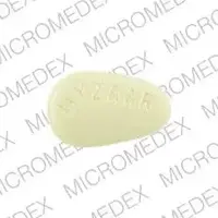 Hyzaar (Hydrochlorothiazide and losartan [ hye-droe-klor-oh-thye-a-zide-and-loe-sar-tan ])-HYZAAR MRK 717-12.5 mg / 50 mg-Yellow-Egg-shape