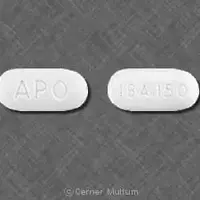 Ibandronate (oral/injection) (Ibandronate (oral/injection) [ eye-ban-dro-nate ])-APO IBA150-150 mg (base)-White-Oval