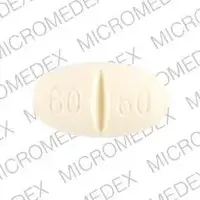 Imdur (Isosorbide mononitrate [ eye-soe-sor-bide-mon-oh-nye-trate ])-IM DUR 60 60-60 mg-Yellow-Oval