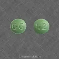 Imipramine (Imipramine [ im-ip-ra-meen ])-GG 42-50 mg-Green-Round