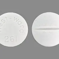 Isoniazid (Isoniazid [ eye-so-nye-a-zid ])-West-ward 261-300 mg-White-Round