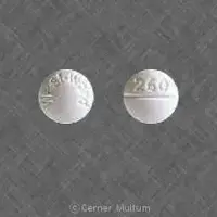 Isoniazid (Isoniazid [ eye-so-nye-a-zid ])-WestWard 260-100 mg-White-Round