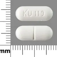 Isosorbide mononitrate (Isosorbide mononitrate [ eye-soe-sor-bide-mon-oh-nye-trate ])-KU 119-60 mg-White-Capsule-shape