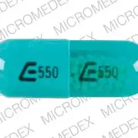 Itraconazole (Itraconazole [ it-ra-kon-a-zole ])-E550 E550-100 mg-Blue / Blue-Capsule-shape