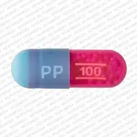 Itraconazole (Itraconazole [ it-ra-kon-a-zole ])-PP 100-100 mg-Blue & Pink-Capsule-shape