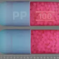 Itraconazole (Itraconazole [ it-ra-kon-a-zole ])-PP 100-100 mg-Blue & Pink-Capsule-shape