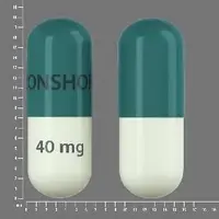 Jornay pm (Methylphenidate hydrochloride)-IRONSHORE 40 mg-40 mg-Green & White-Capsule-shape