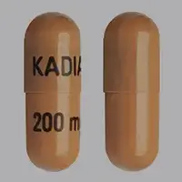 Kadian (Morphine (oral) [ mor-feen ])-KADIAN 200 mg-200 mg-Brown-Capsule-shape