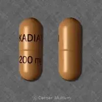 Kadian (Morphine (oral) [ mor-feen ])-KADIAN 200 mg-200 mg-Brown-Capsule-shape