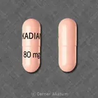 Kadian (Morphine (oral) [ mor-feen ])-KADIAN 80 mg-80 mg-Orange-Capsule-shape