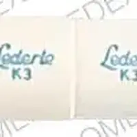 Ketoprofen (Ketoprofen [ kee-toe-proe-fen ])-Lederle K3 Lederle K3-75 mg-White-Capsule-shape