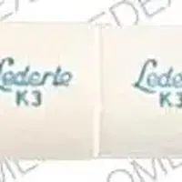 Ketoprofen (Ketoprofen [ kee-toe-proe-fen ])-Lederle K3 Lederle K3-75 mg-White-Capsule-shape