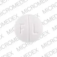 Lexapro (Escitalopram [ ee-sye-tal-o-pram ])-F L 20-20 mg-White-Round