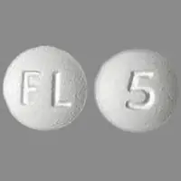 Lexapro (Escitalopram [ ee-sye-tal-o-pram ])-FL 5-5 mg-White-Round