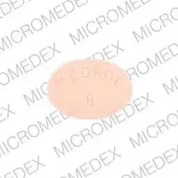 Medrol (Methylprednisolone (oral) [ meth-il-pred-nis-oh-lone ])-MEDROL 8-8 mg-Peach-Oval