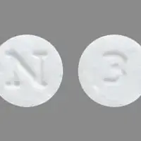 Nitrostat (Nitroglycerin (sublingual) [ nye-troe-gli-ser-in ])-N 3-0.3 mg-White-Round