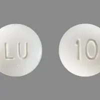 Onfi (Clobazam [ kloe-ba-zam ])-LU 10-10 mg-White-Round