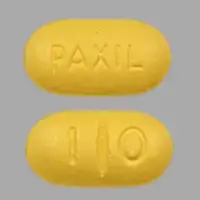 Paxil (Paroxetine [ pa-rox-a-teen ])-PAXIL 10-10 mg-Yellow-Oval