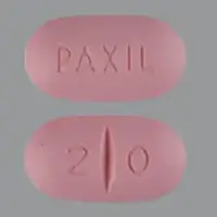 Paxil (Paroxetine [ pa-rox-a-teen ])-PAXIL 2 0-20 mg-Pink-Oval