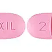 Paxil (Paroxetine [ pa-rox-a-teen ])-PAXIL 2 0-20 mg-Pink-Oval