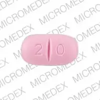 Paxil (Paroxetine [ pa-rox-a-teen ])-PAXIL 2 0-20 mg-Pink-Oval