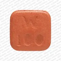 Pristiq (Desvenlafaxine [ des-ven-la-fax-een ])-W  100-100 mg-Orange-Four-sided