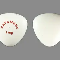 Rapamune (Sirolimus [ sih-ro-lim-us ])-RAPAMUNE 1mg-1 mg-White-Three-sided