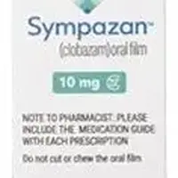 Sympazan (Clobazam [ kloe-ba-zam ])-C10-10 mg-White-Rectangle