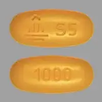 Synjardy (Empagliflozin and metformin [ em-pa-gli-floe-zin-and-met-for-min ])-Logo S5 1000-empagliflozin 5 mg / metformin hydrochloride 1000 mg-Yellow-Oval