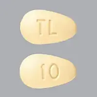 Trintellix (Vortioxetine [ vor-tye-ox-e-teen ])-TL 10-10 mg-Yellow-Egg-shape