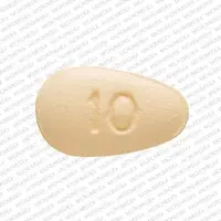 Trintellix (Vortioxetine [ vor-tye-ox-e-teen ])-TL 10-10 mg-Yellow-Egg-shape