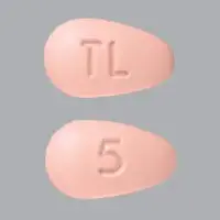 Trintellix (Vortioxetine [ vor-tye-ox-e-teen ])-TL 5-5 mg-Pink-Egg-shape