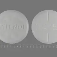 Tylenol (Acetaminophen (oral) [ a-seet-a-min-oh-fen ])-TYLENOL 325-325 mg-White-Round