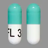 Vraylar (Cariprazine)-FL 3-3 mg-Green & White-Capsule-shape