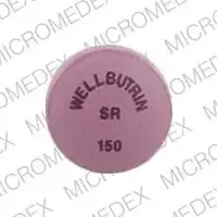 Wellbutrin sr (Bupropion [ byoo-pro-pee-on ])-WELLBUTRIN SR 150-150 mg-Purple-Round