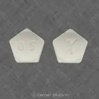 Xanax xr (Alprazolam [ al-pray-zoe-lam ])-X 0.5-0.5 mg-White-Five-sided