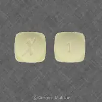 Xanax xr (Alprazolam [ al-pray-zoe-lam ])-X 1-1 mg-Yellow-Four-sided