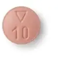 Xarelto (Rivaroxaban [ riv-a-rox-a-ban ])-Logo 10 Xa-10 mg-Red-Round